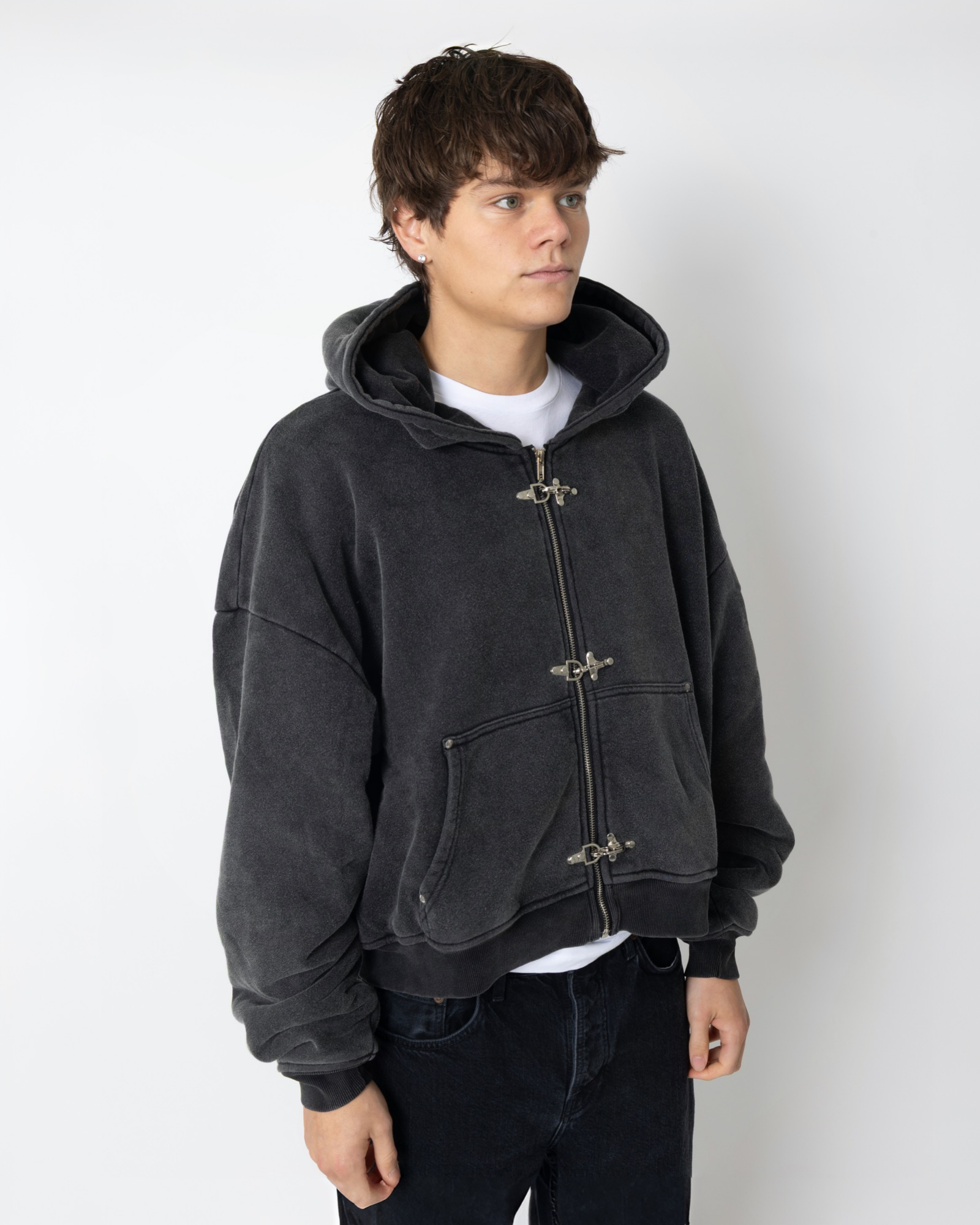 ESE Hooded Buckle Jacket