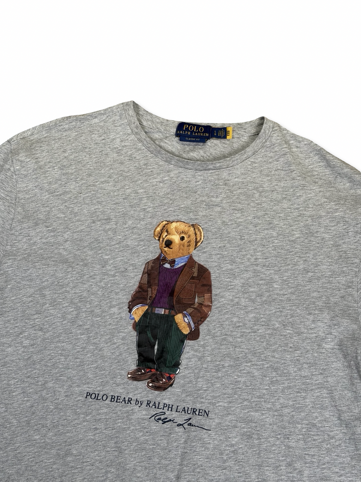 Polo Bear bolur grár L