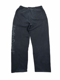 Metta þvegnar svartar joggingbuxur XL