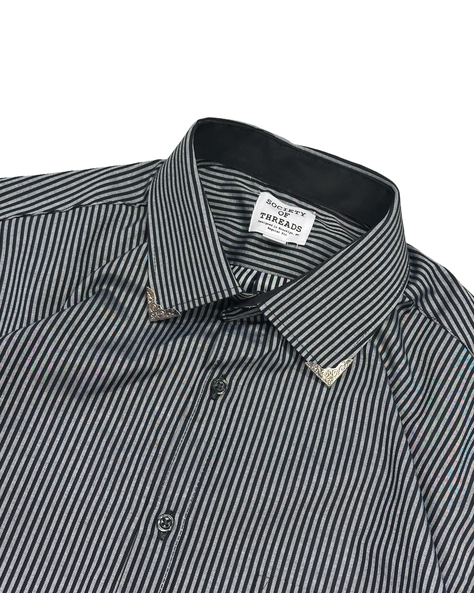 Skyrta með skarti M/L