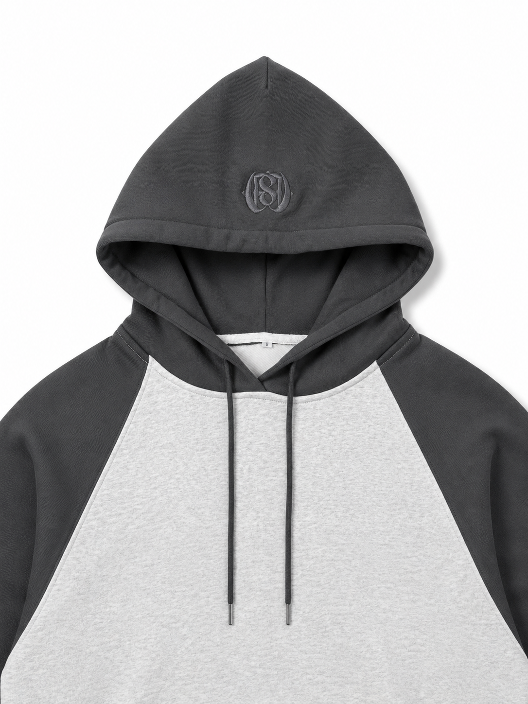 ESƎ Two-tone hoodie