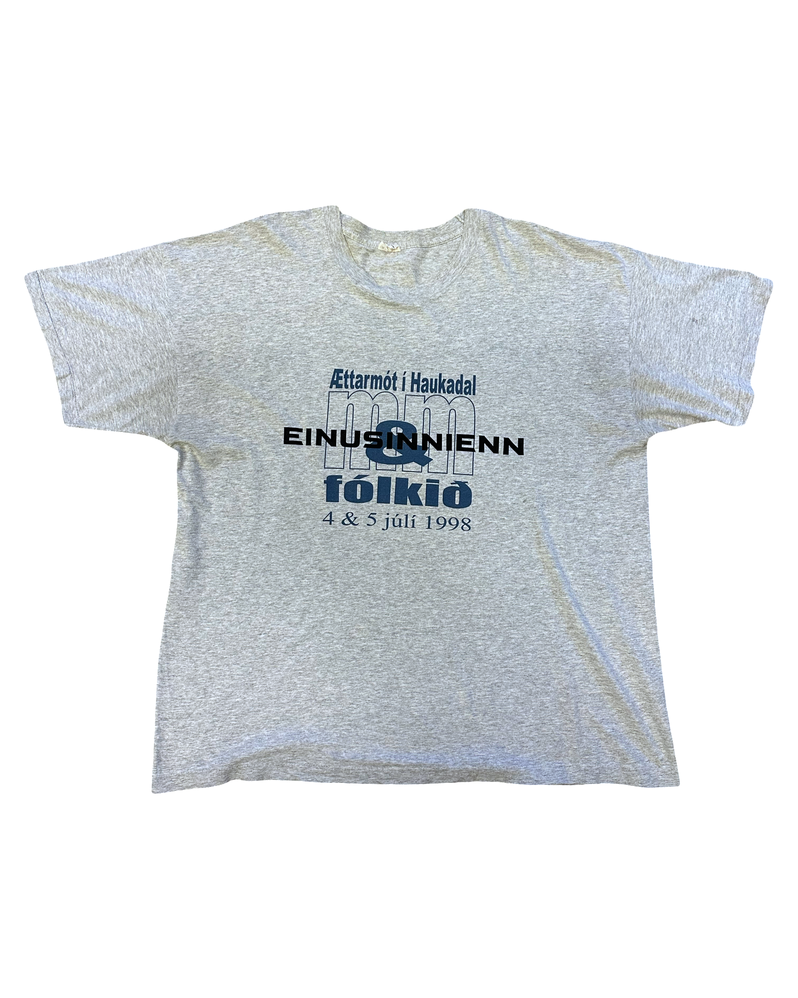 Ættarmót í Haukadal 1998 EINUSINNIENN bolur XL