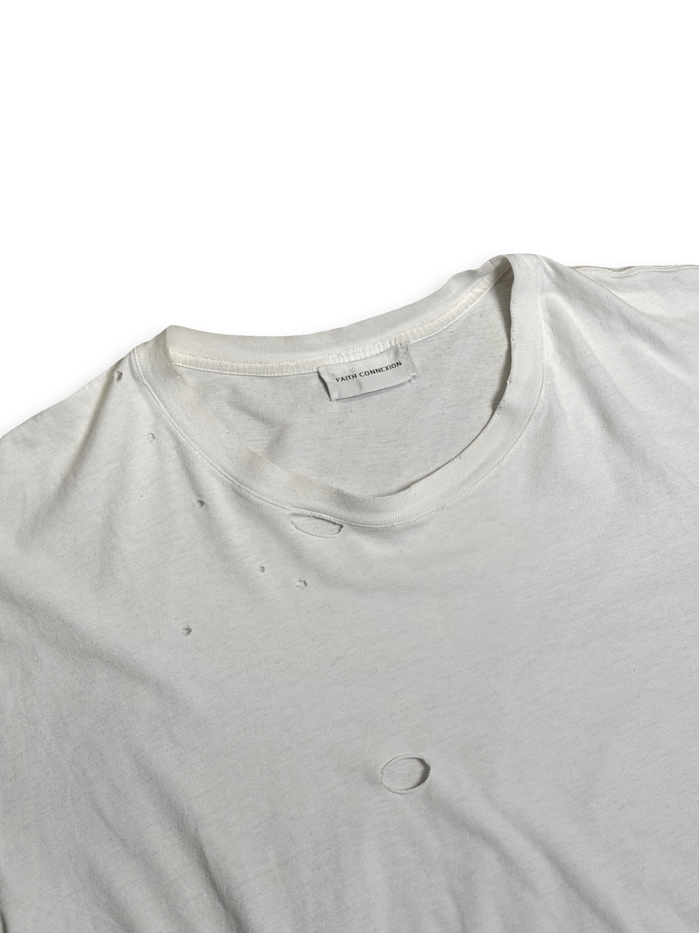 Fait Connexion cropped/distressed bolur L