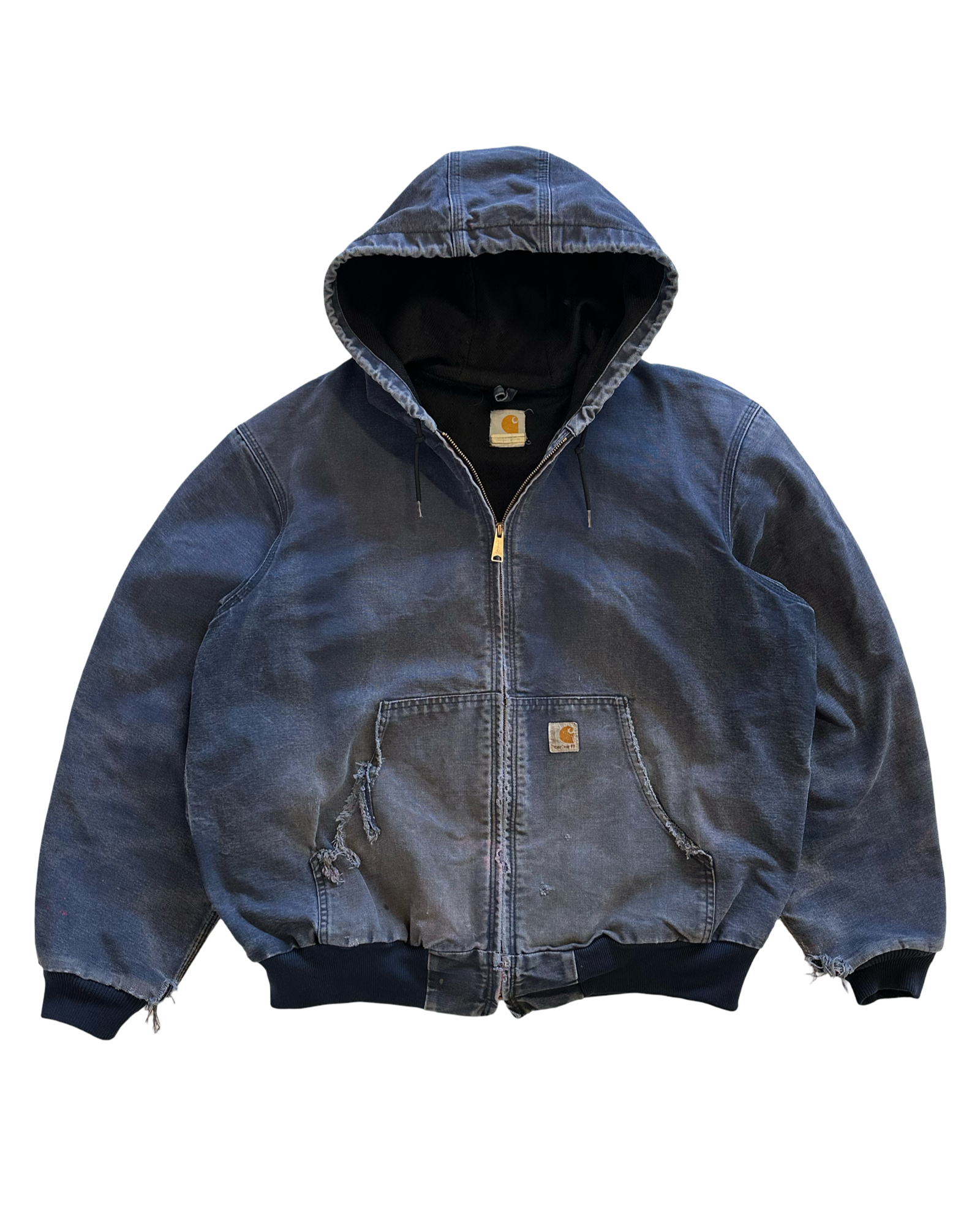 Vintage thrashed Carhartt work wear jakki XL/L