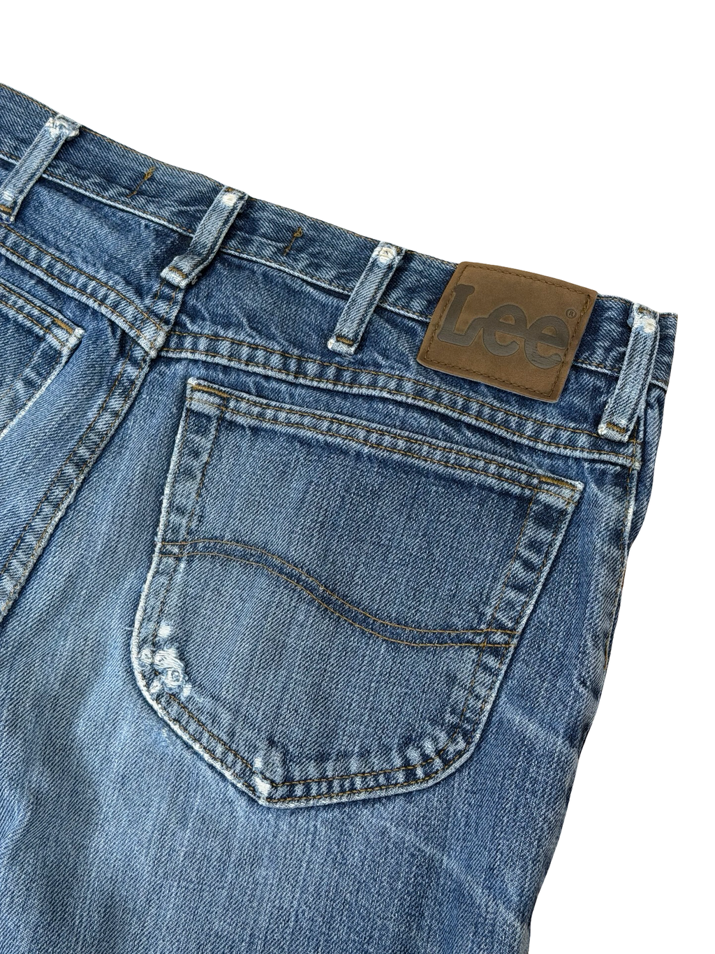 Vintage Lee straight fit gallabuxur 34/34