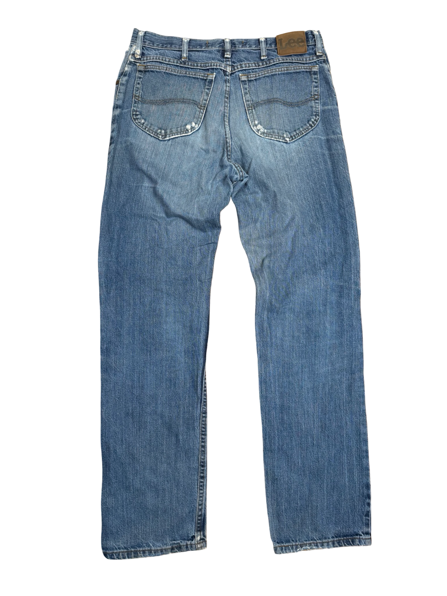 Vintage Lee straight fit gallabuxur 34/34