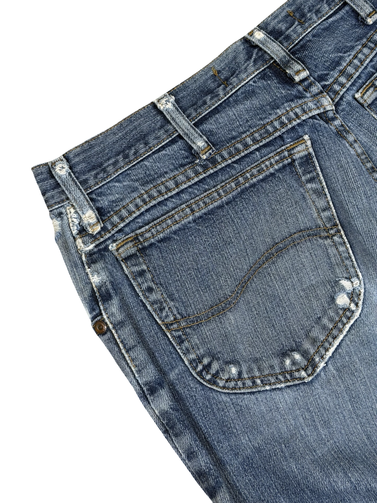 Vintage Lee straight fit gallabuxur 34/34
