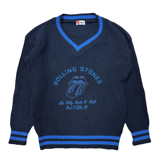 Rolling Stones knit peysa L