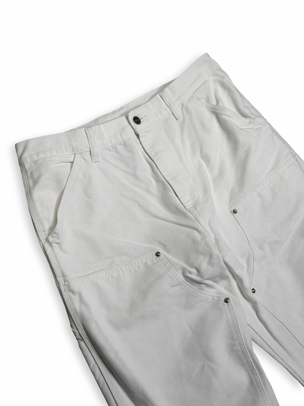 Carhartt double knee hvítar buxur 32/32