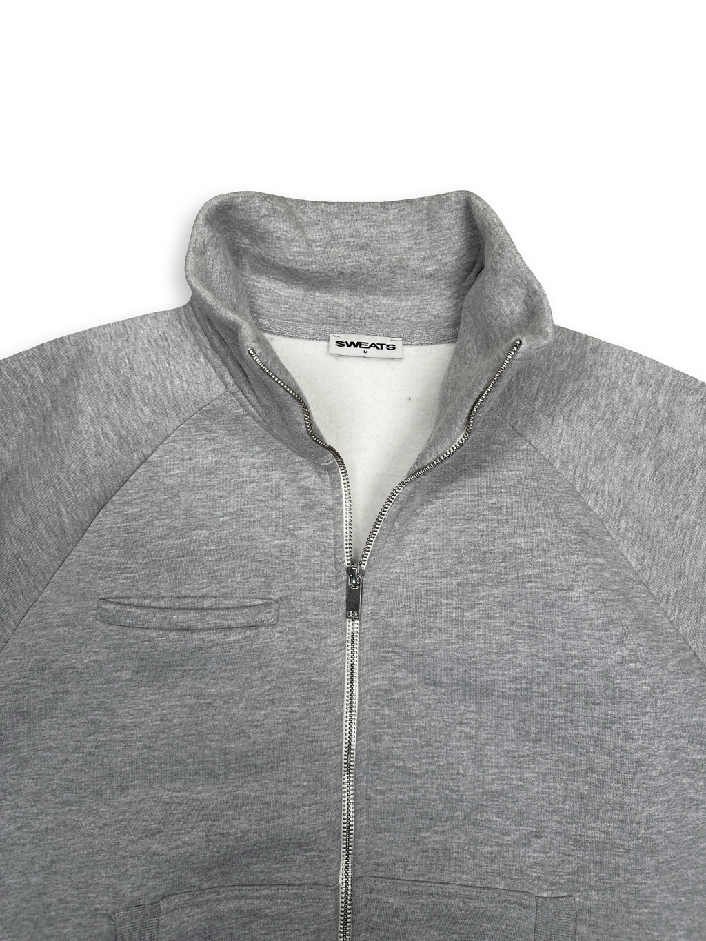 Sweats fullzip peysa grá M