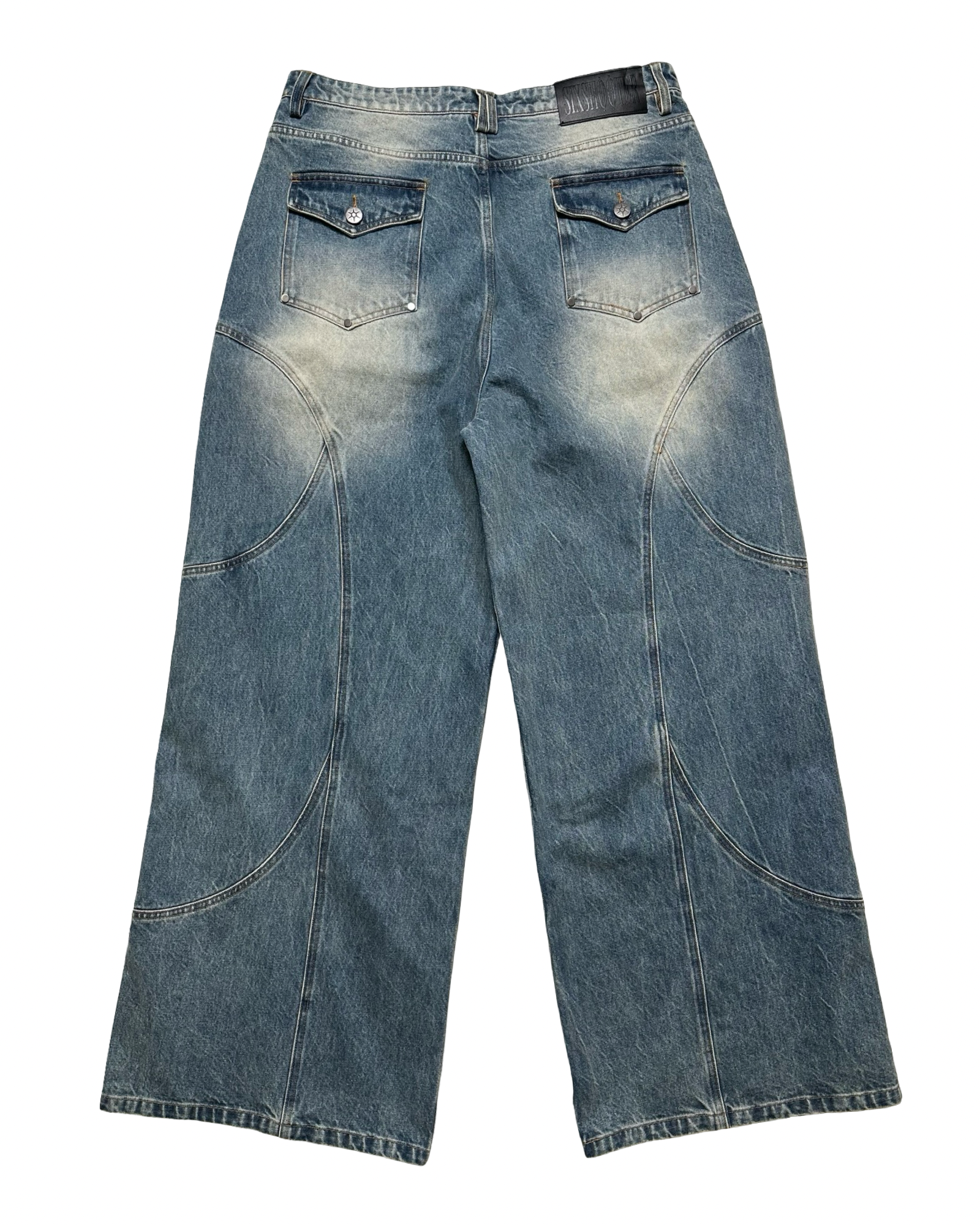 Sixshooter gallabuxur fitta 38/34