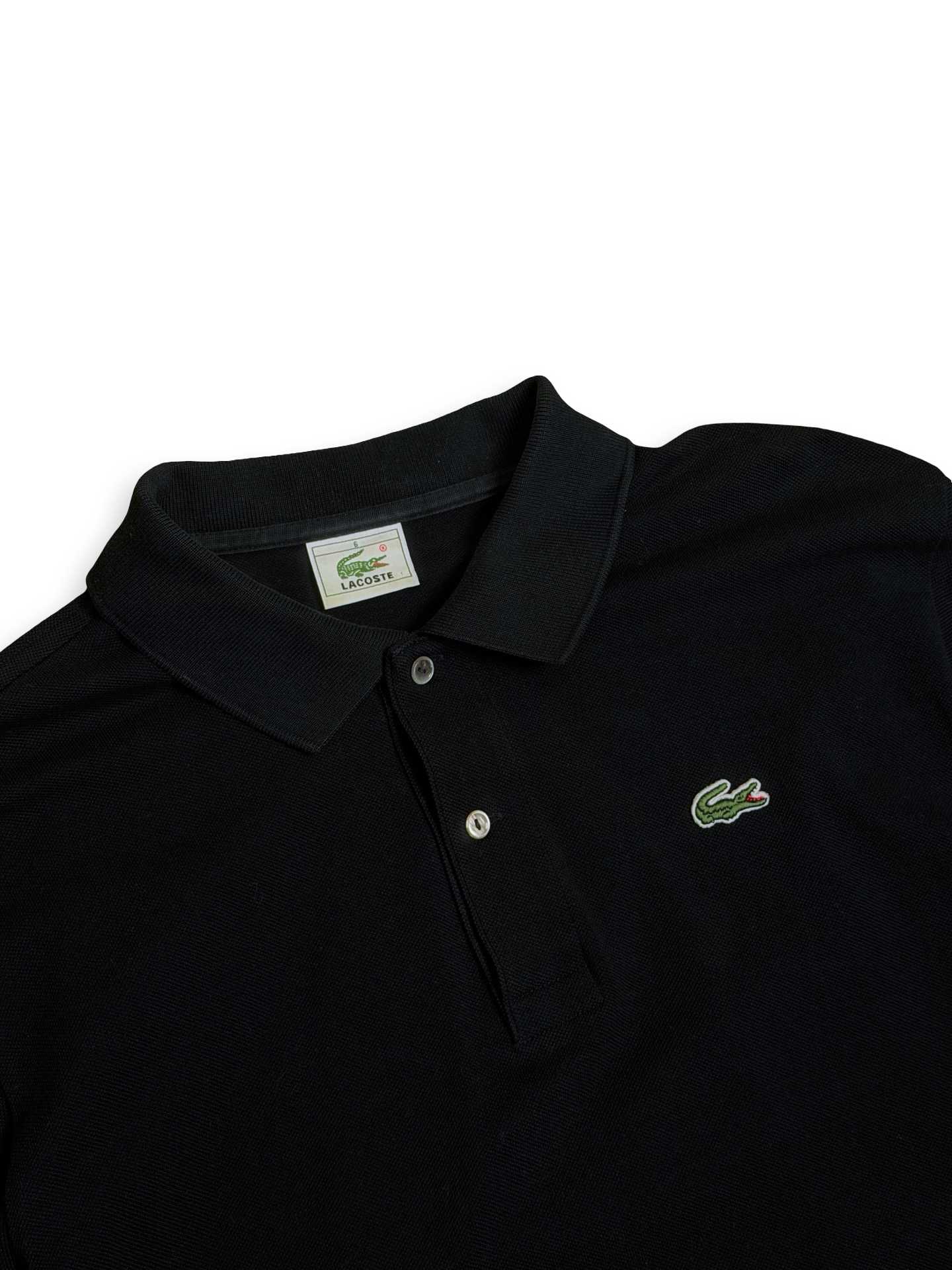 Lacoste polobolur svartur L