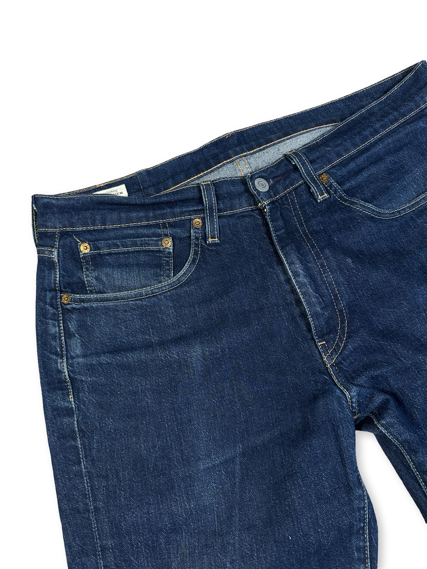 Levi's dökkbláar straight fit 32/32