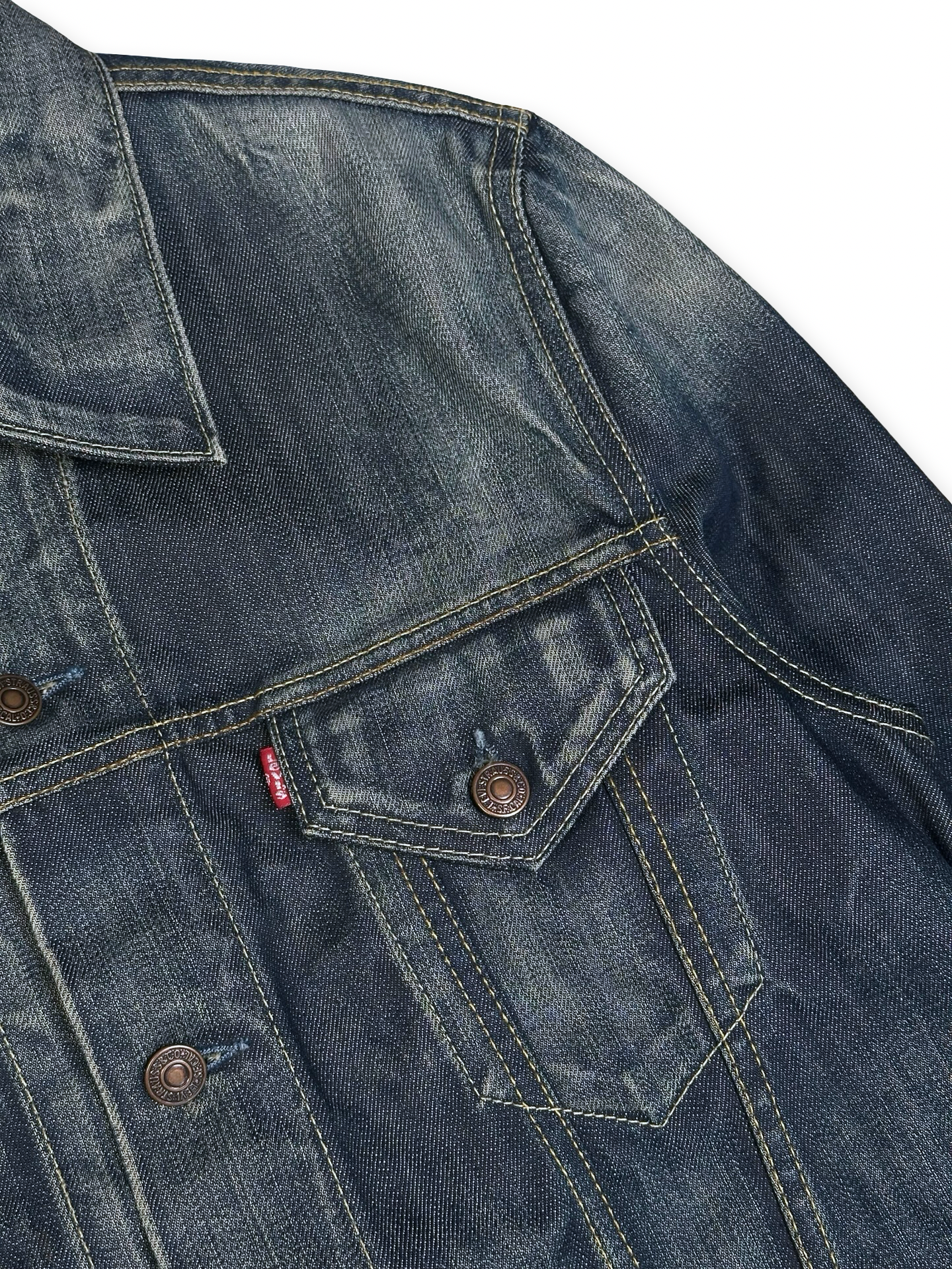 Vintage Levi’s trucker gallajakki M