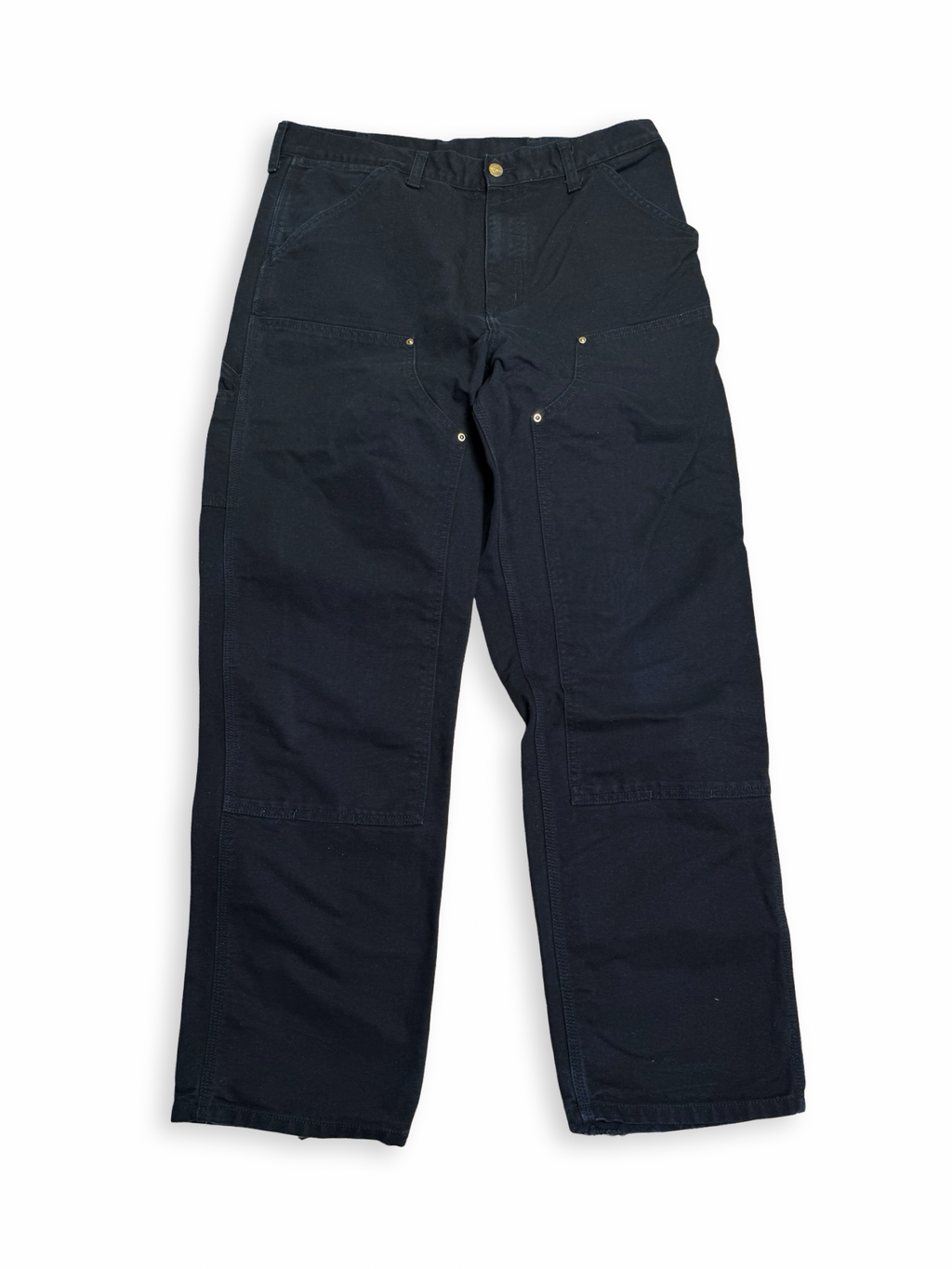 Carhartt Double knee buxur svartar 33/32