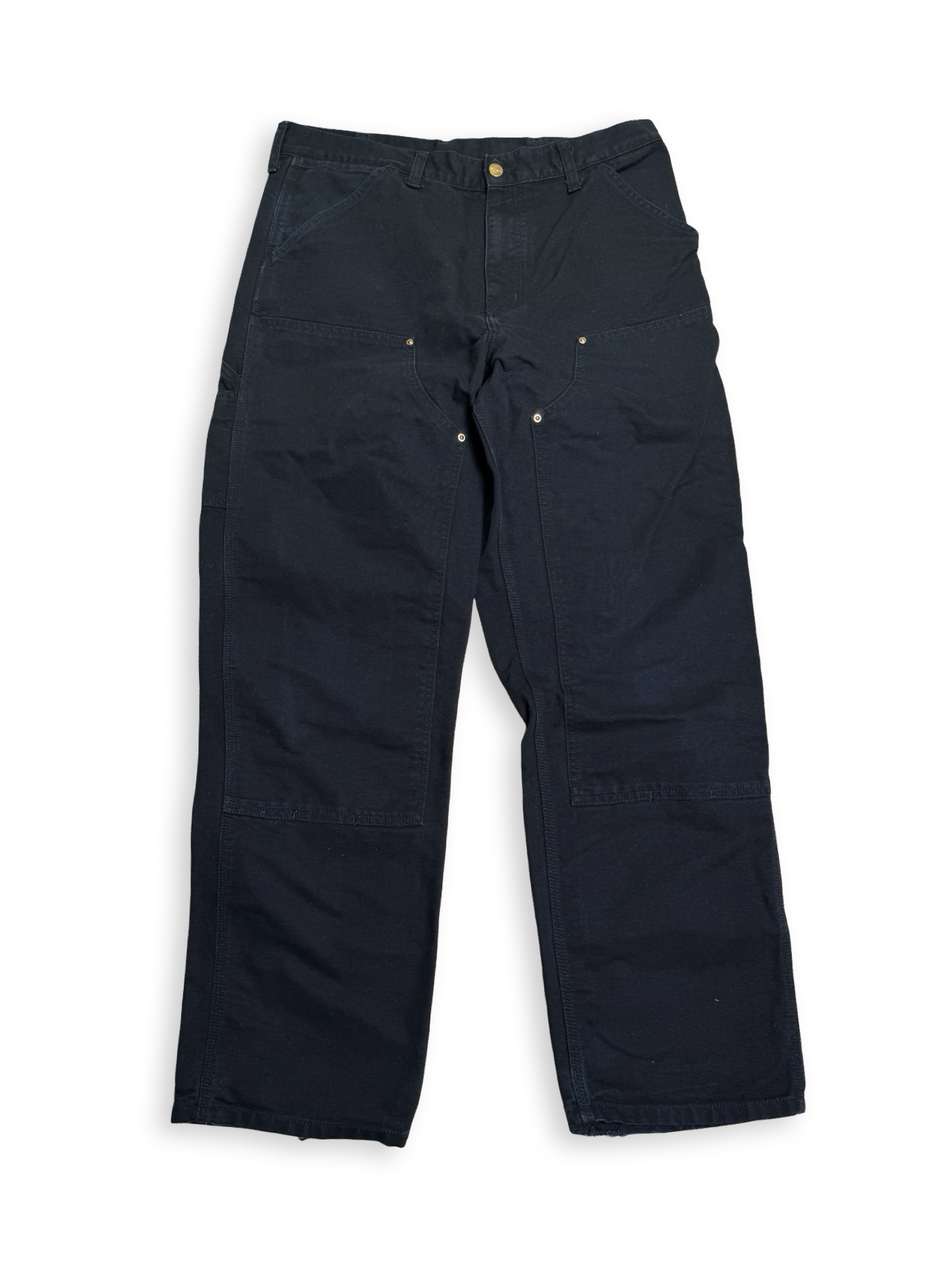 Carhartt Double knee buxur svartar 33/32