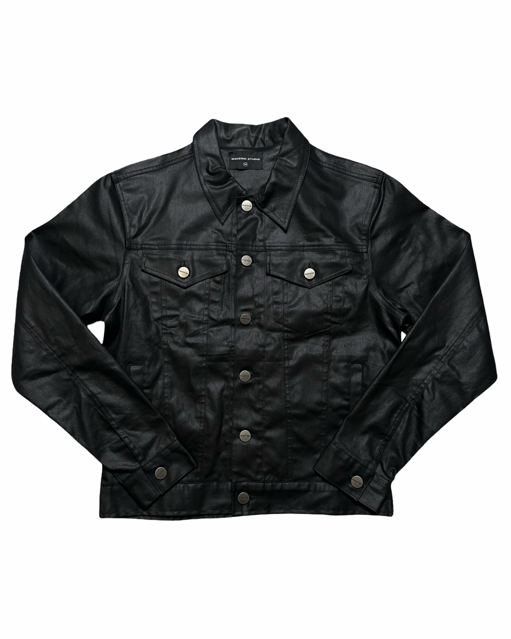 Vaxaður Maverik Studios denim jakki S