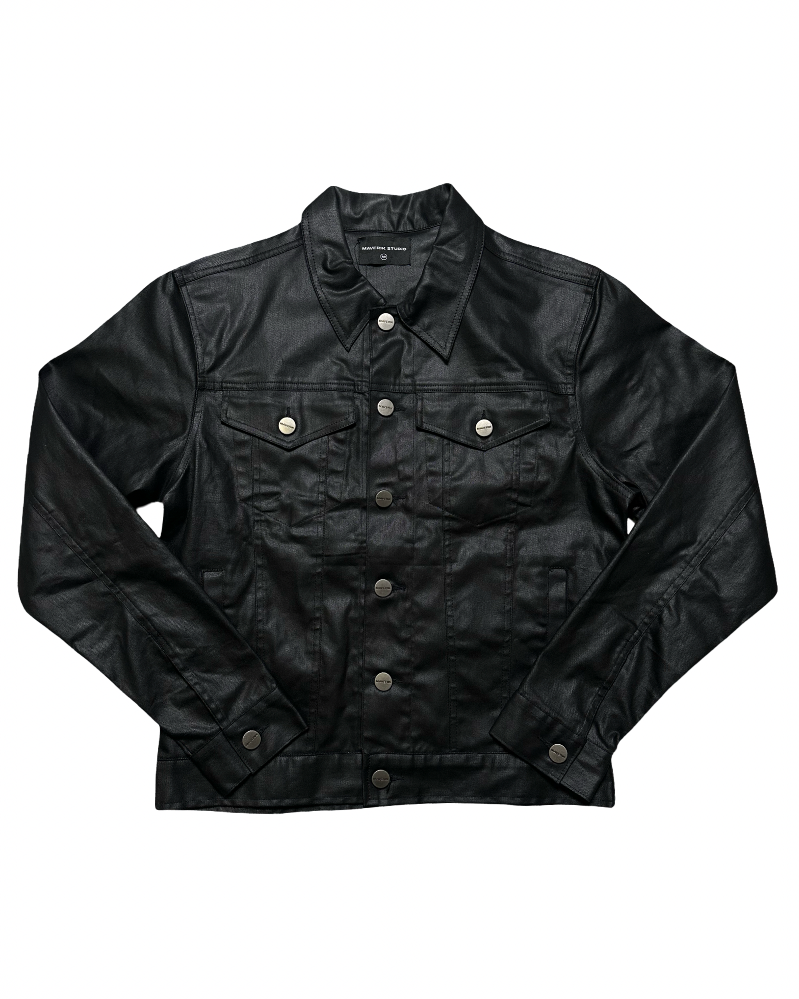 Vaxaður Maverik Studios denim jakki S