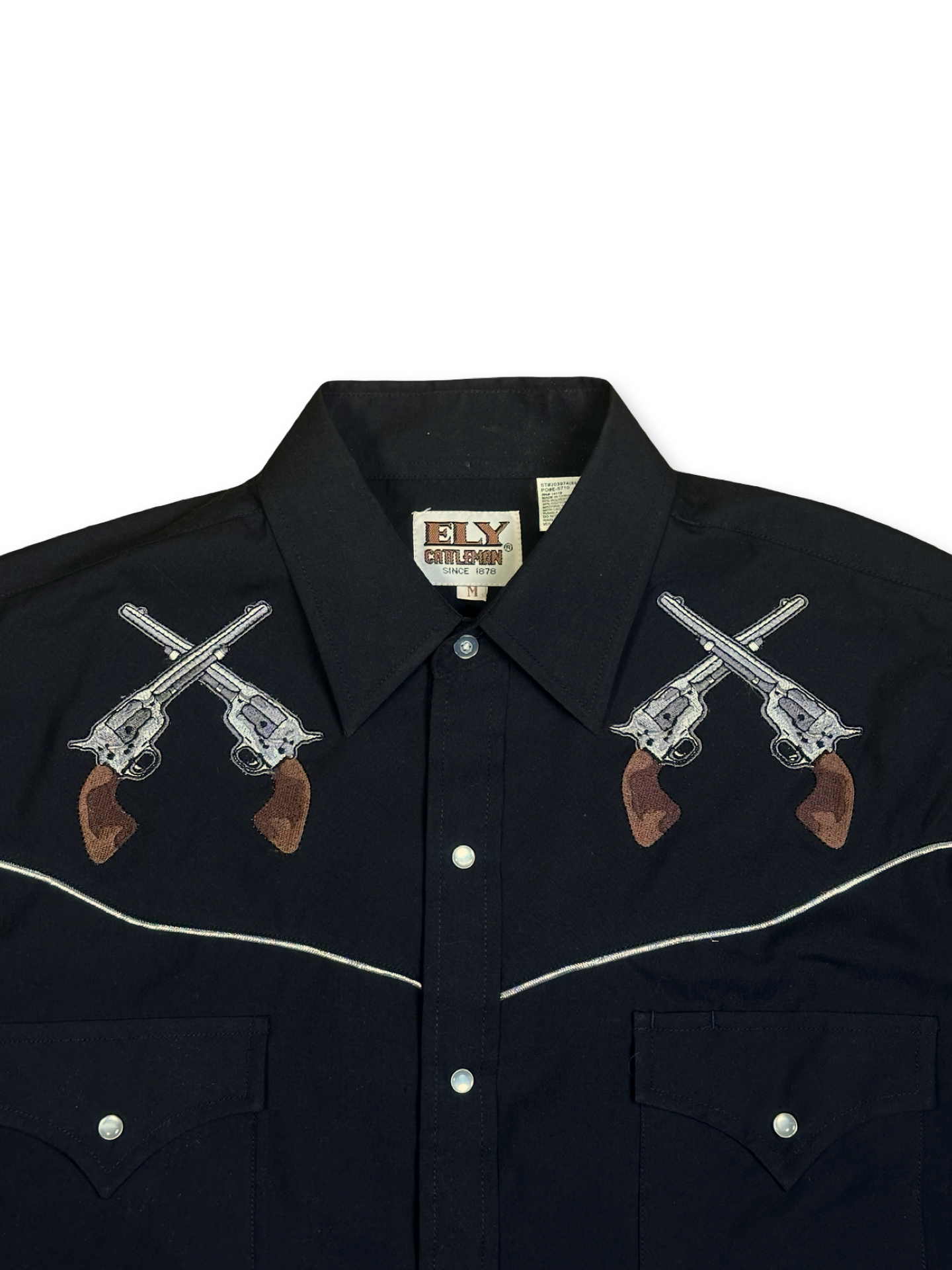 Vintage western skyrta fittar S