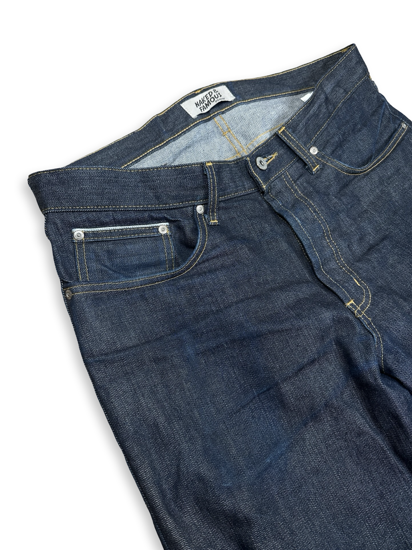 Naked & Famous Selvedge gallabuxur 33