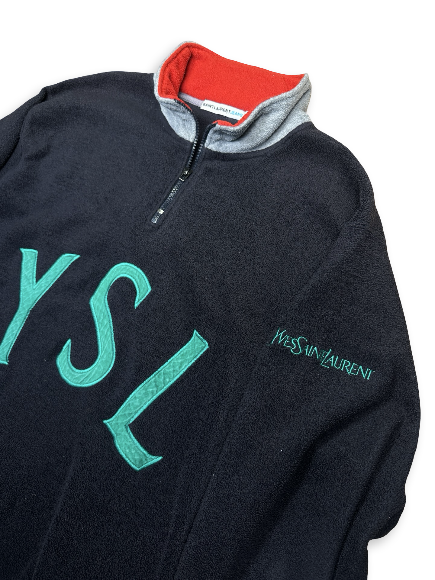 Vintage YSL fleece peysa XL
