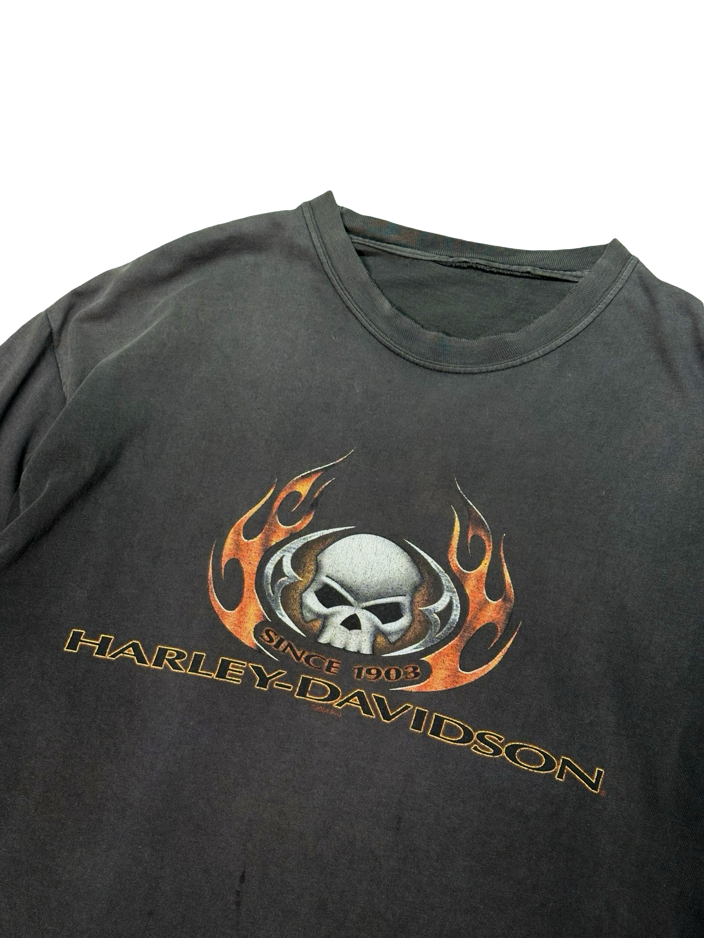 Vintage Harley Davidson langermabolur fittar XL