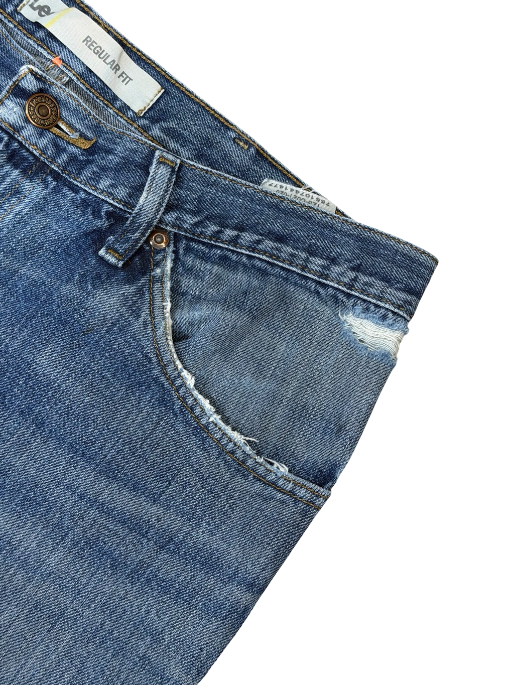Vintage Lee straight fit gallabuxur 34/34