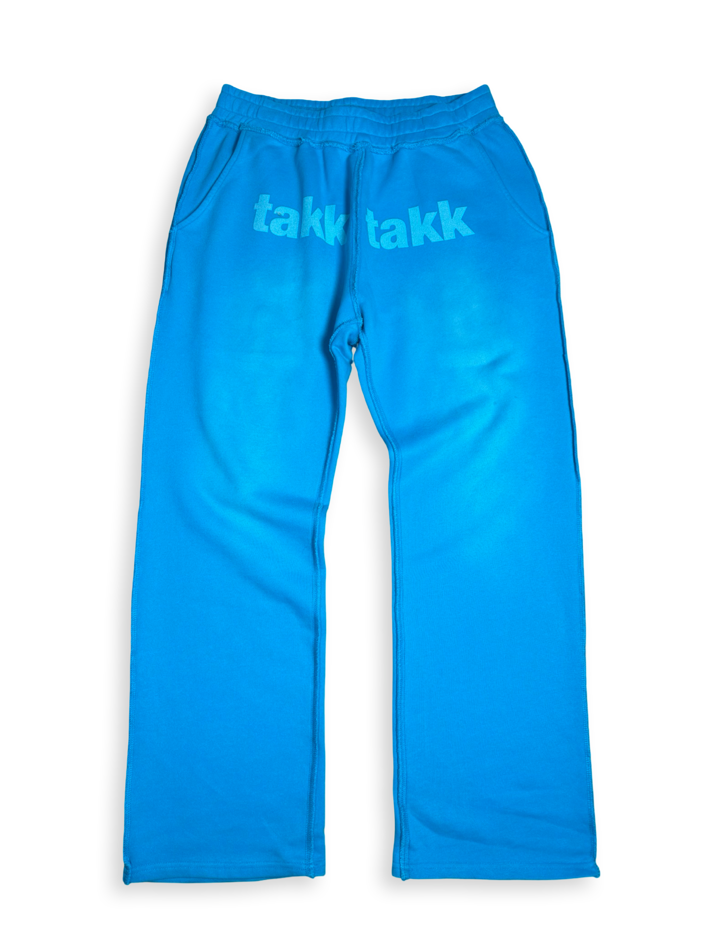 Takk Takk bláar joggingbuxur L