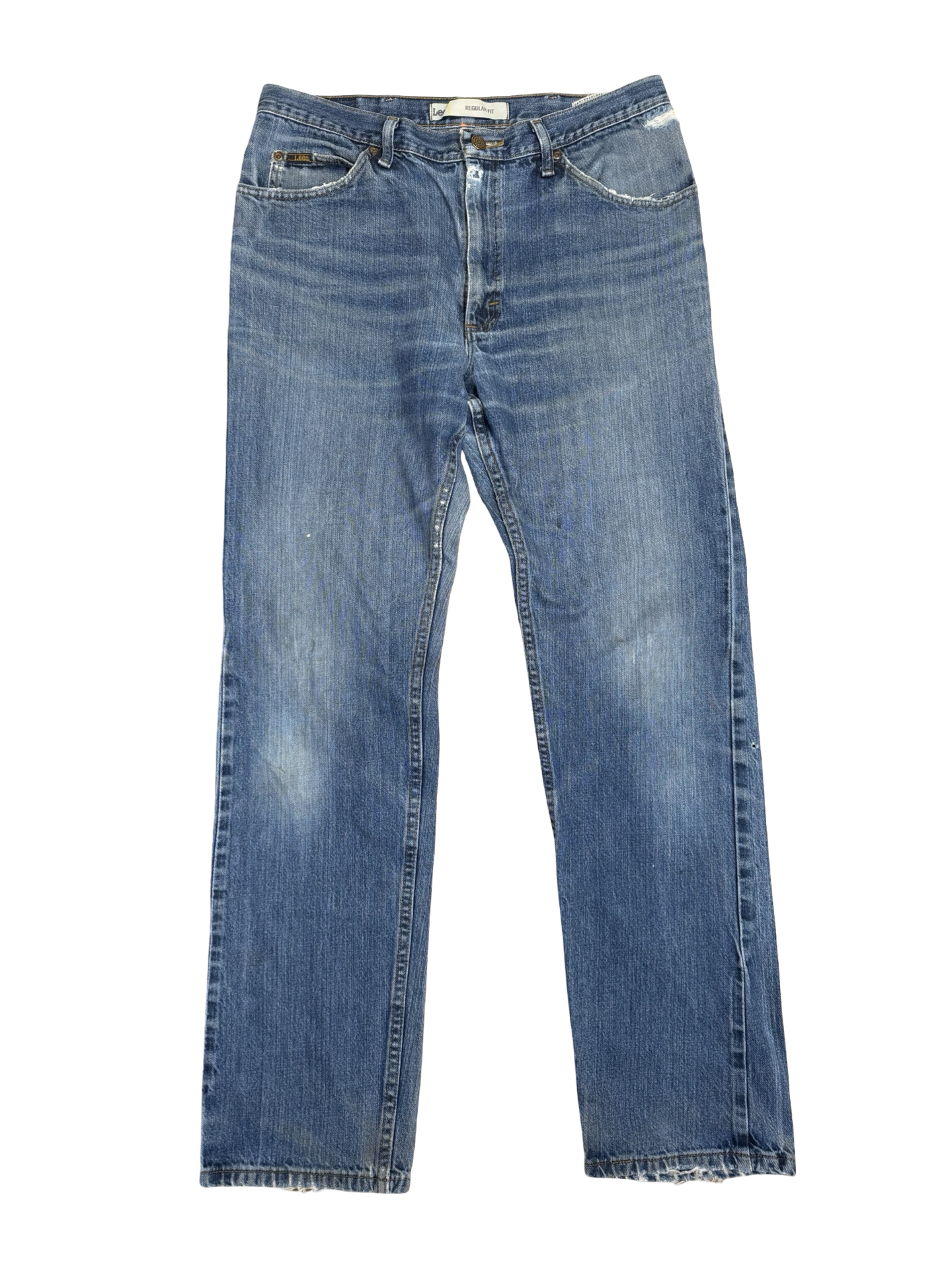 Vintage Lee straight fit gallabuxur 34/34