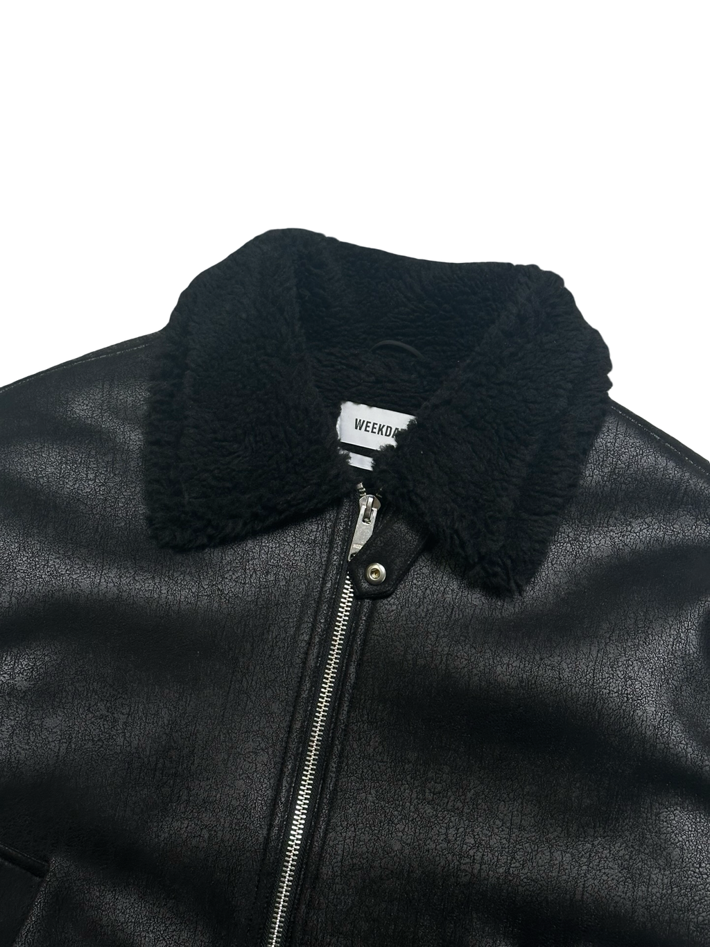 Weekday sherpa faux jakki M