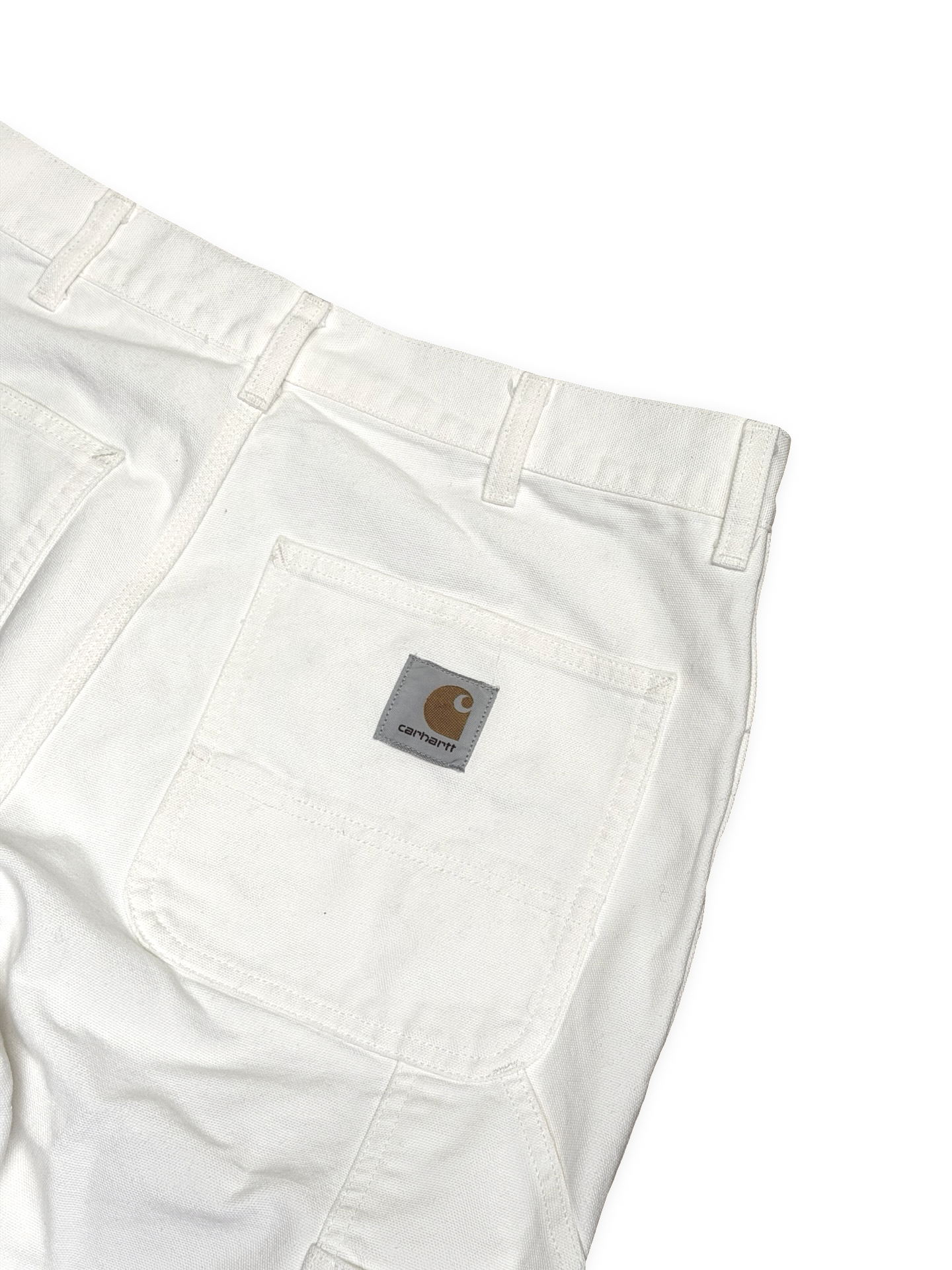 Carhartt double knee hvítar buxur 32/32