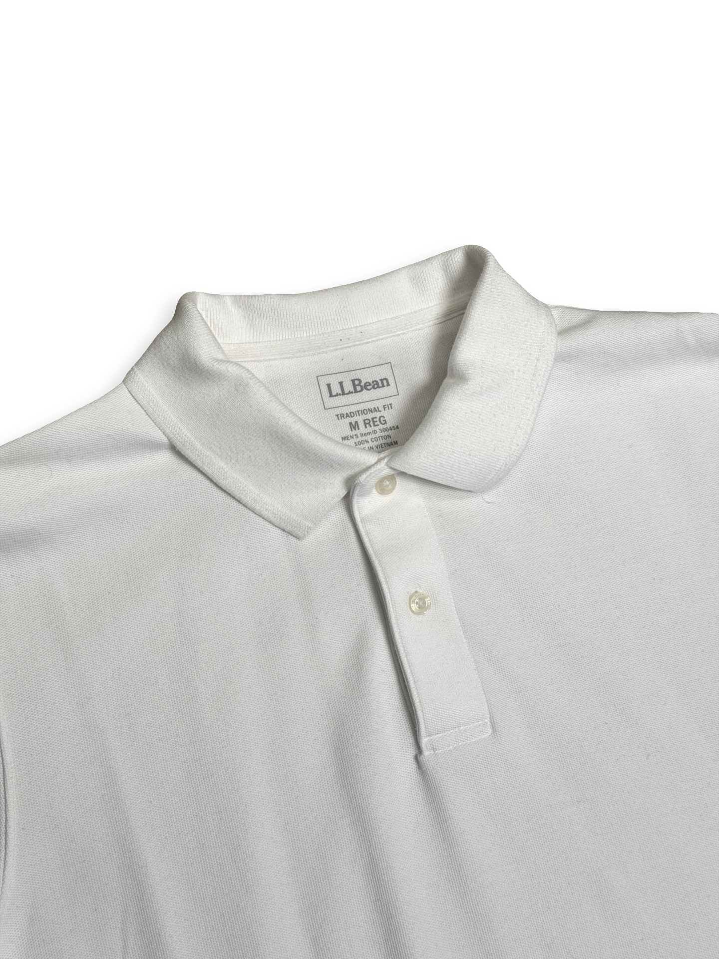 L.L. Bean polobolur hvítur M