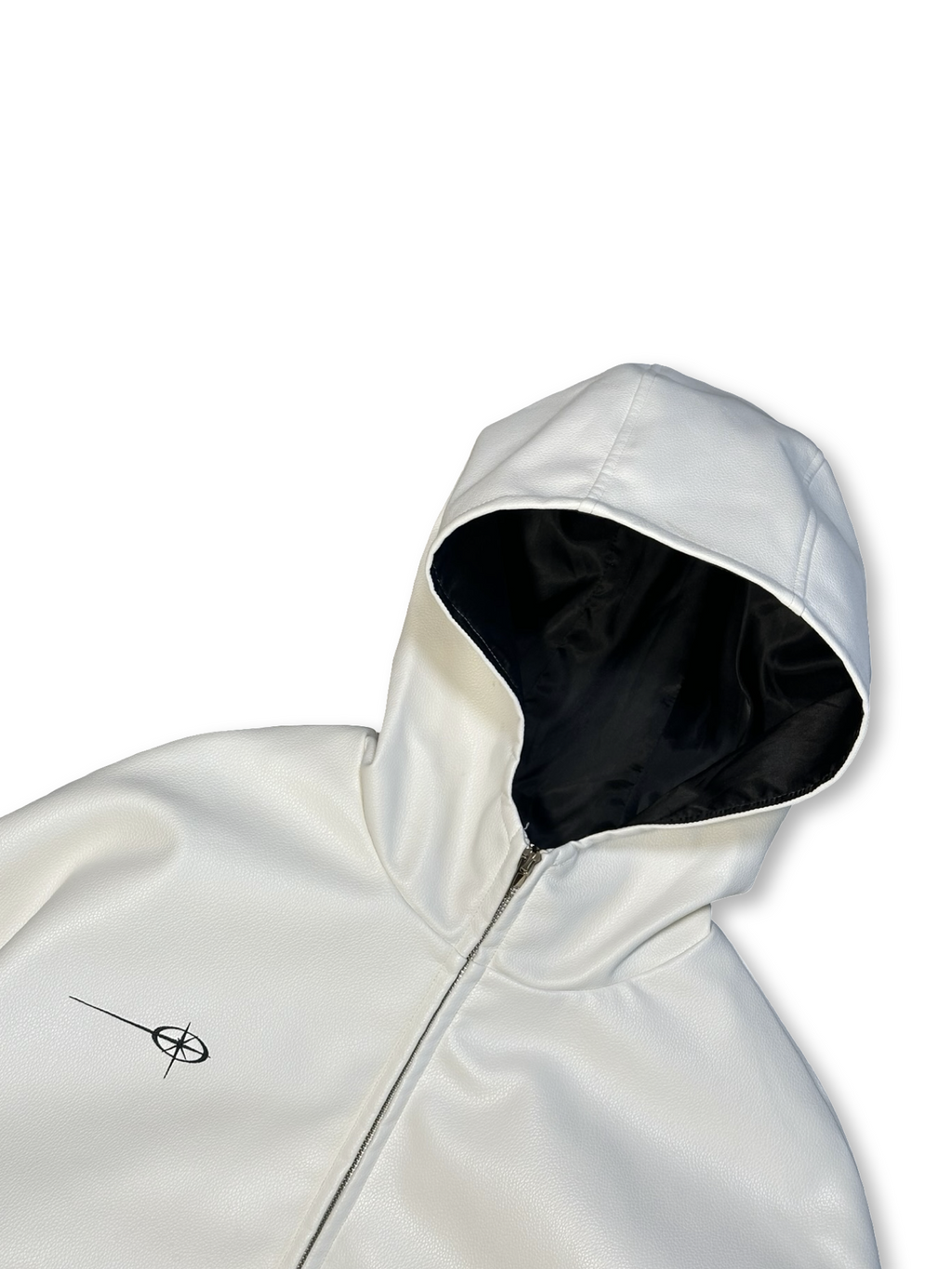Hi-NRG cropped pleður bomber M