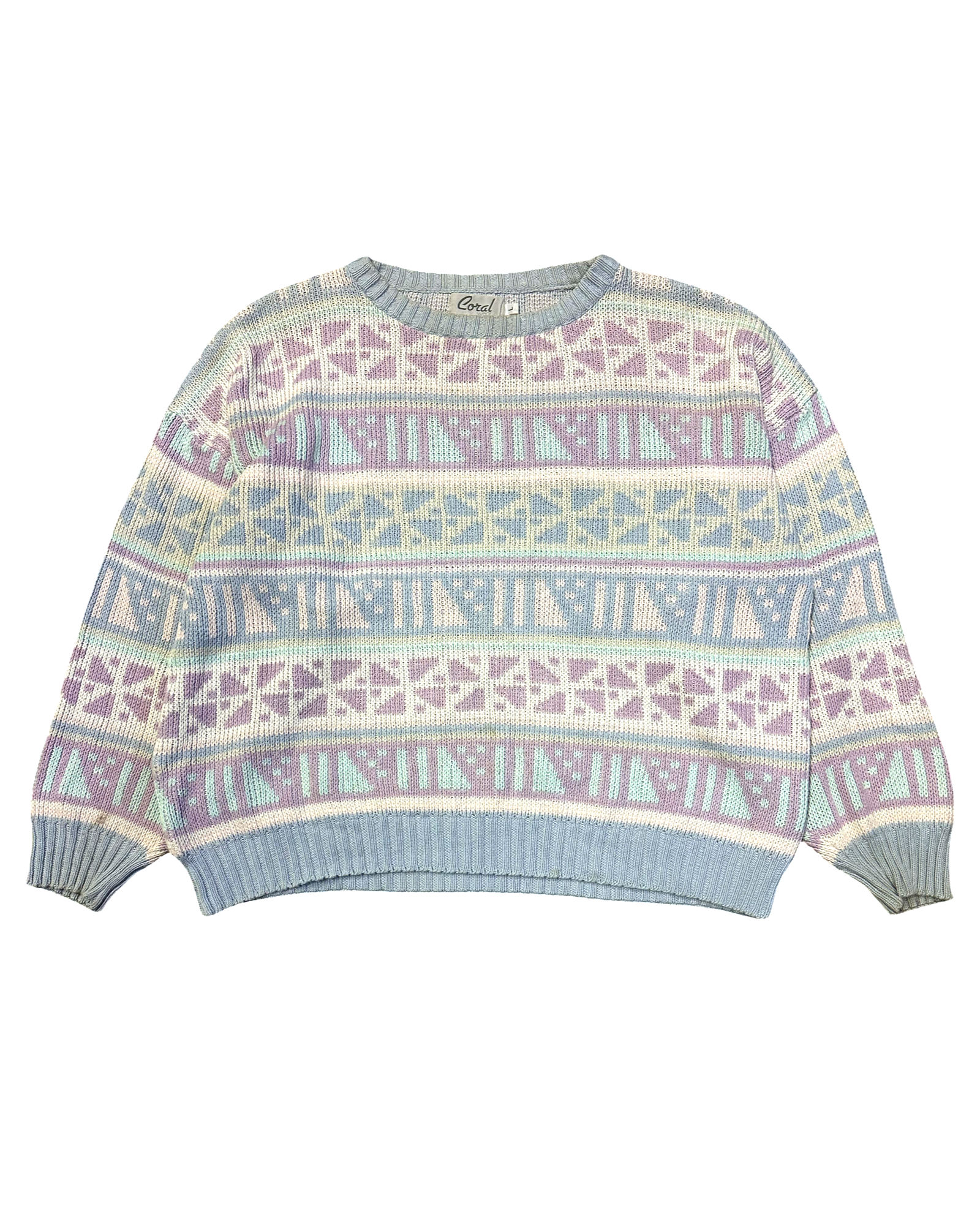 Vintage knit peysa S