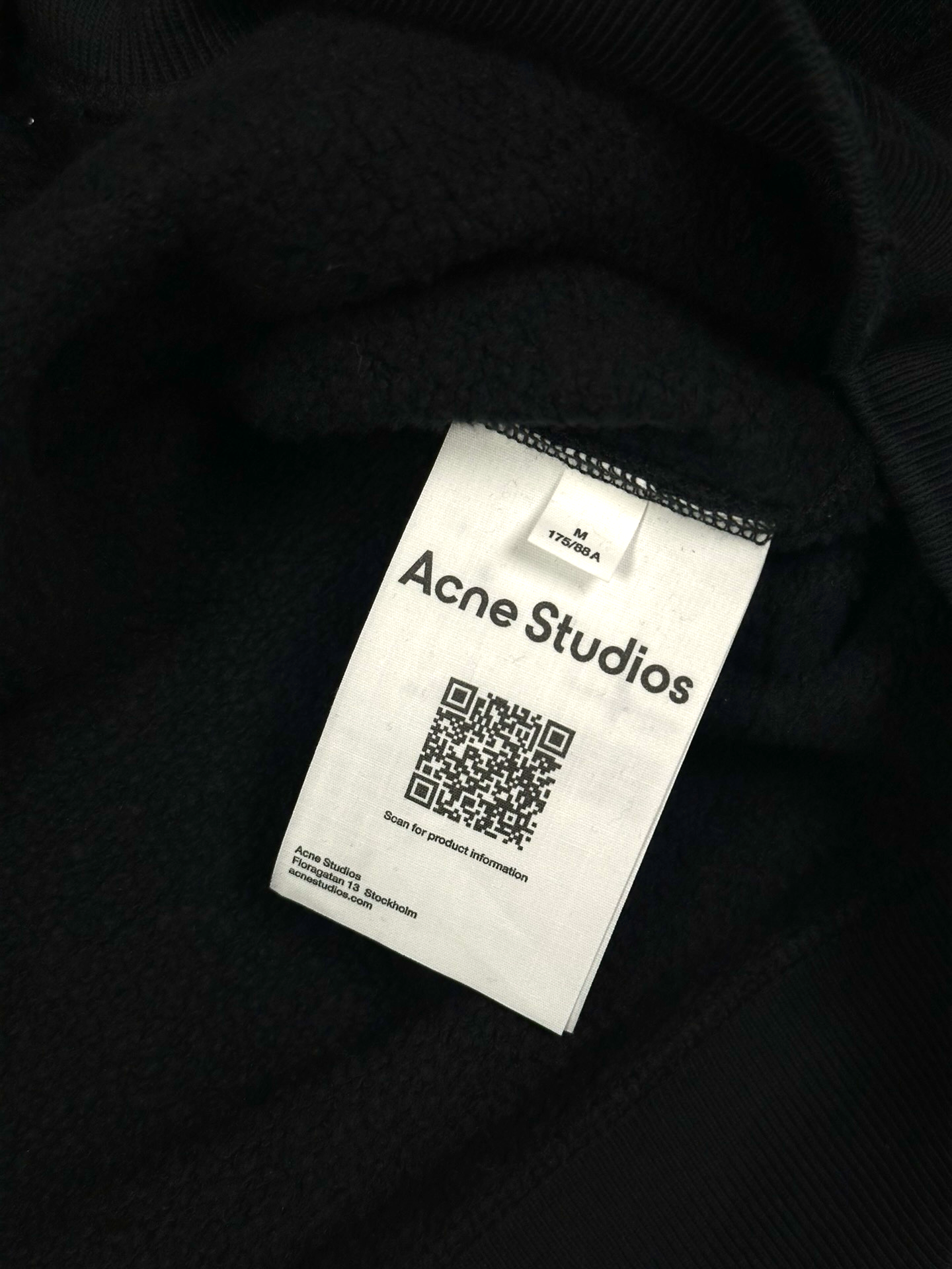 Acne Studios thrashed hneppt crewneck M (ónotuð)