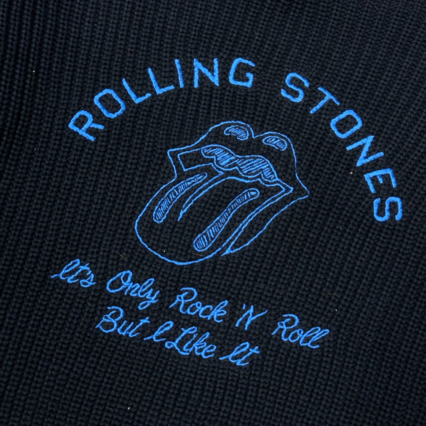 Rolling Stones knit peysa L