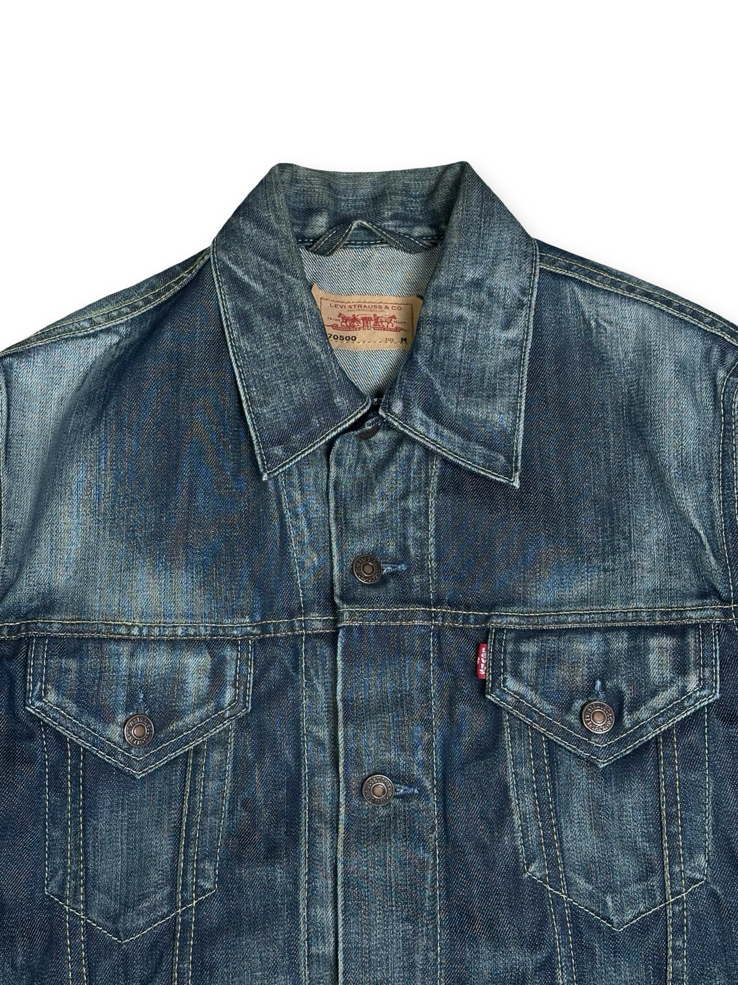 Vintage Levi’s trucker gallajakki M