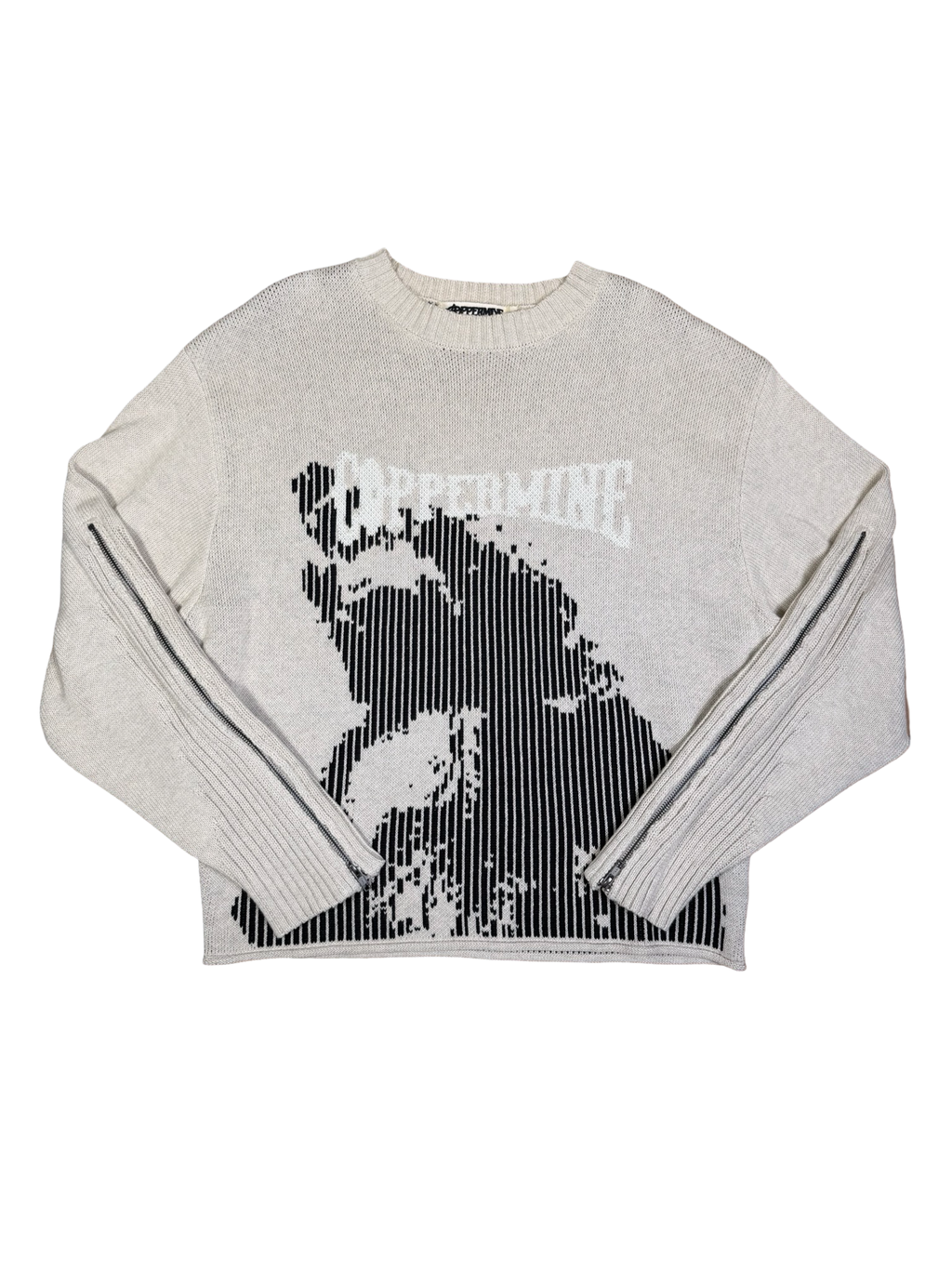 Coppermine bear knit peysa L
