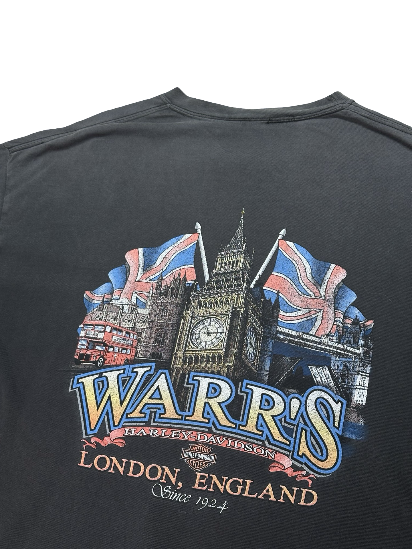 Vintage Harley Davidson langermabolur fittar XL