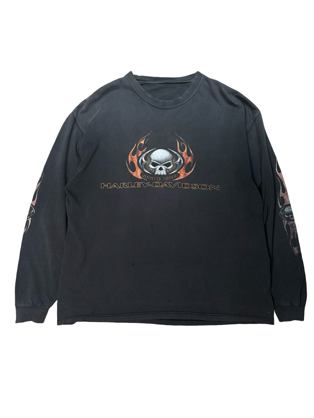 Vintage Harley Davidson langermabolur fittar XL