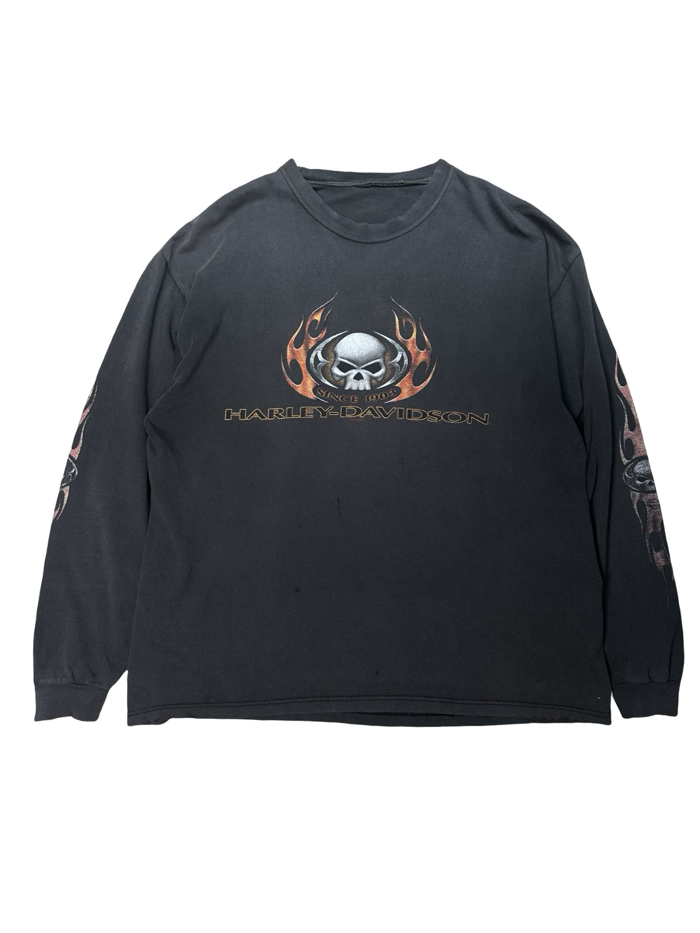 Vintage Harley Davidson langermabolur fittar XL