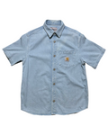 Carhartt denim stuttermaskyrta S