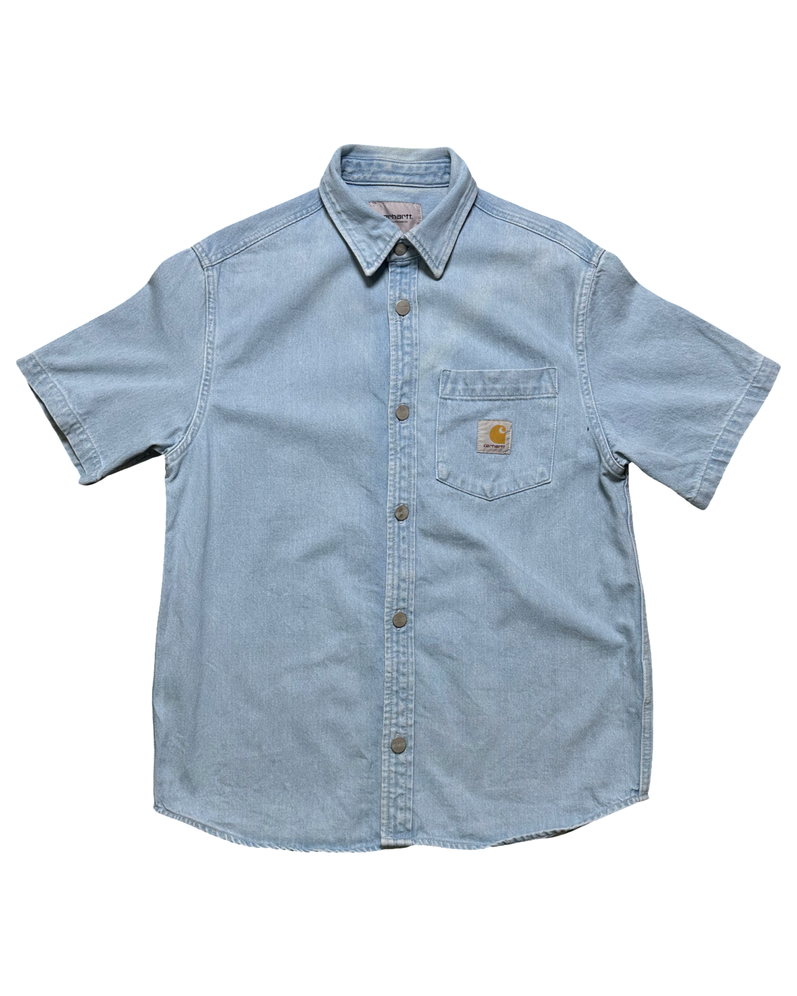 Carhartt denim stuttermaskyrta S