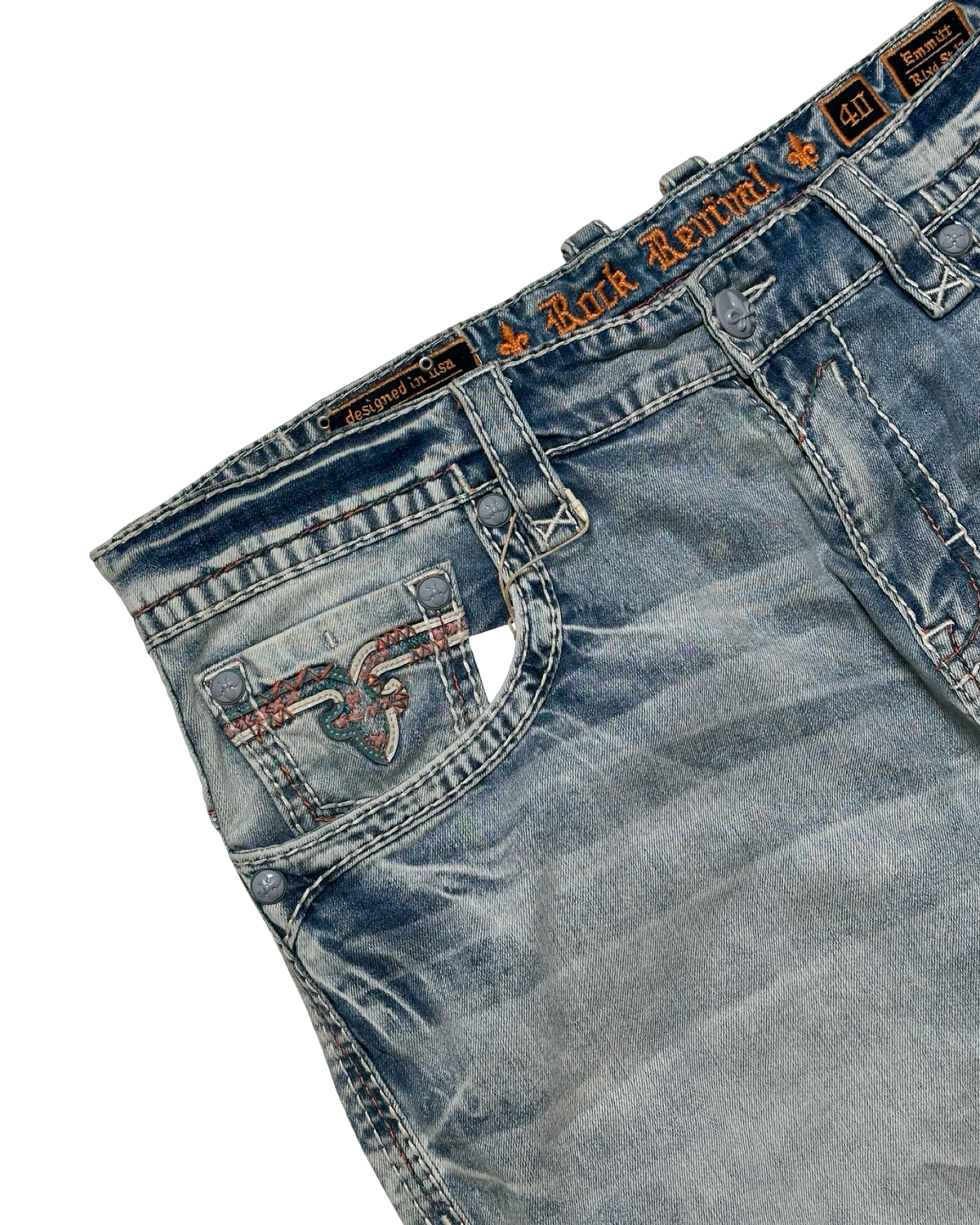 Rock Revival gallabuxur stærð 40/34