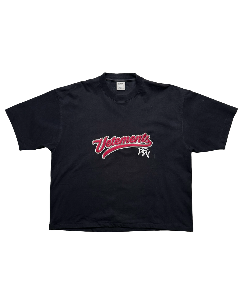 VETEMENTS bolur M fittar L