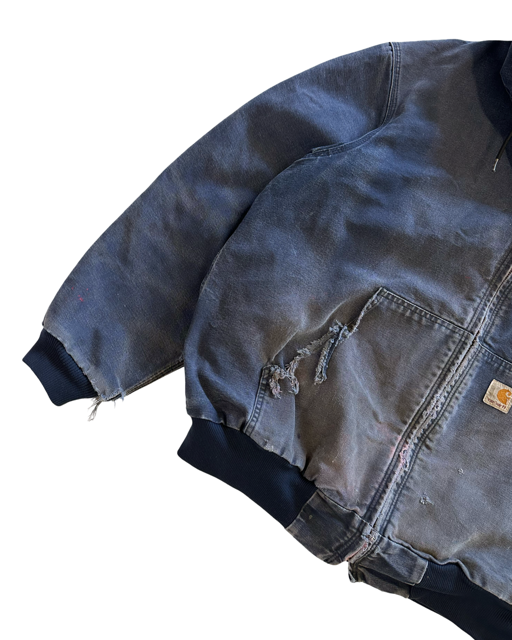 Vintage thrashed Carhartt work wear jakki XL/L