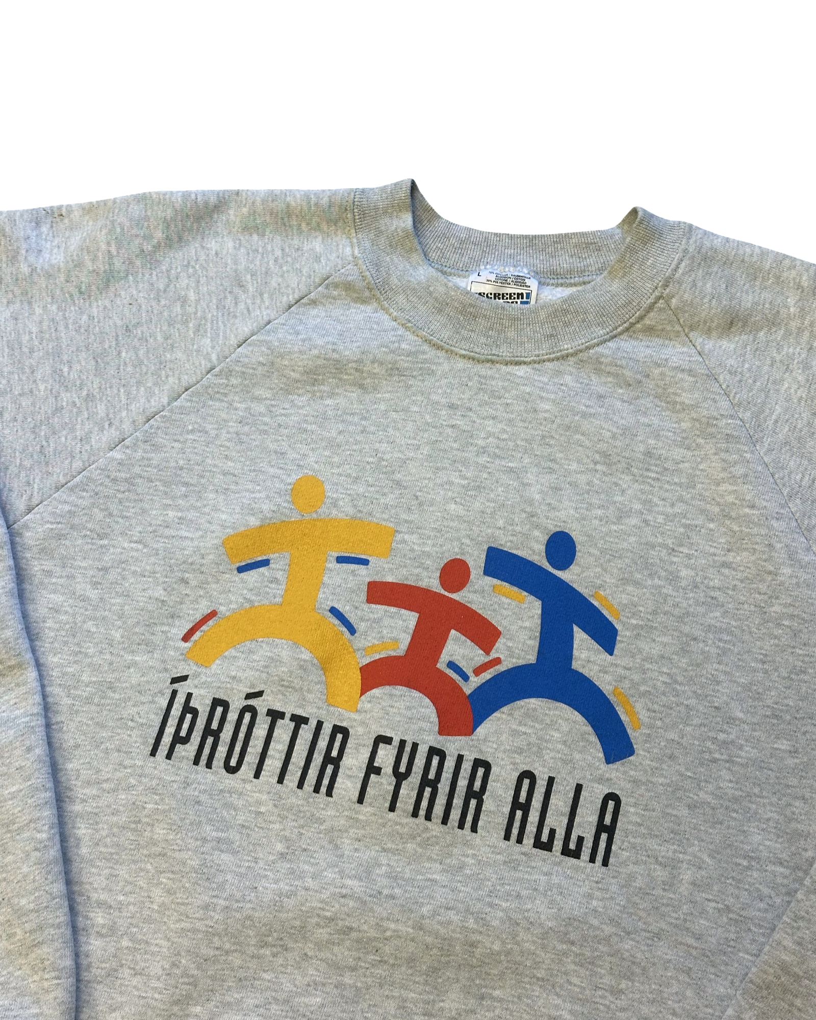 Íþróttir fyrir alla crewneckpeysa L