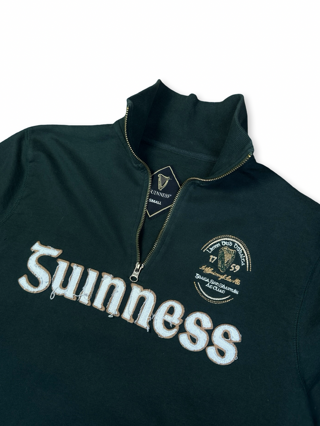 Guinness half-zip stærð S
