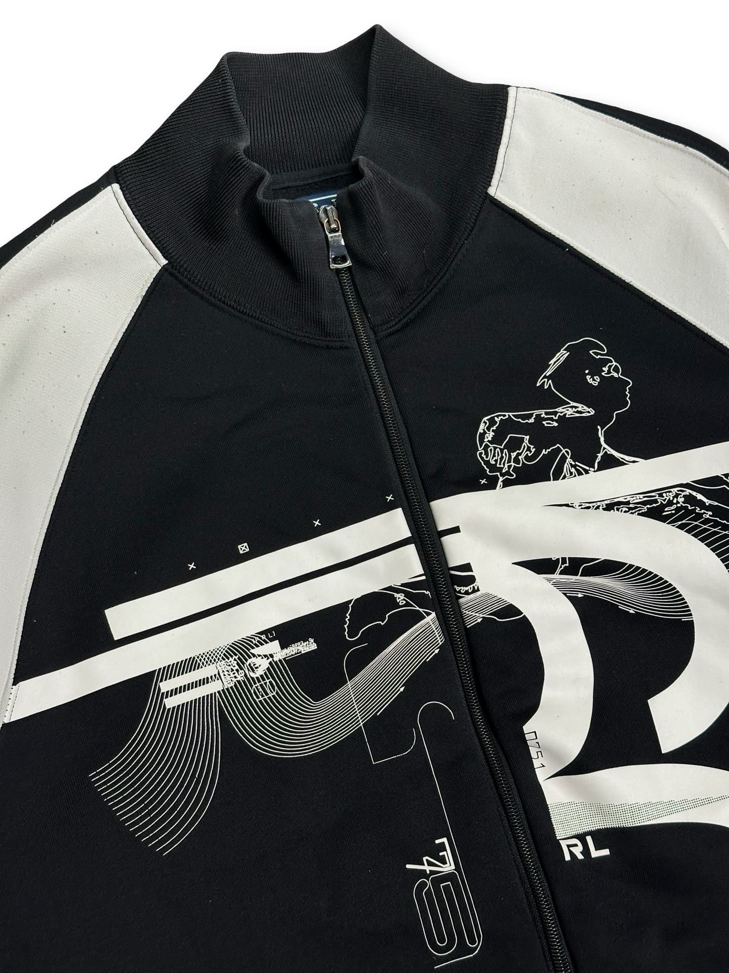 Polo Ralph Lauren zip up peysa boxy L