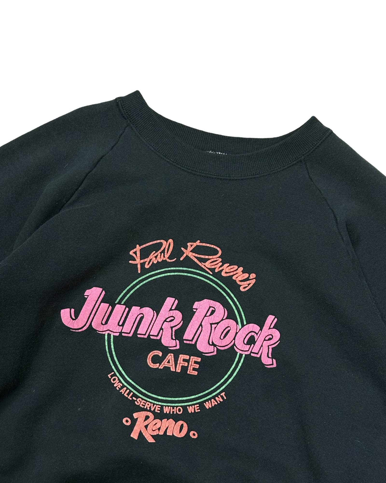 Vintage retro crewneck peysa fittar S